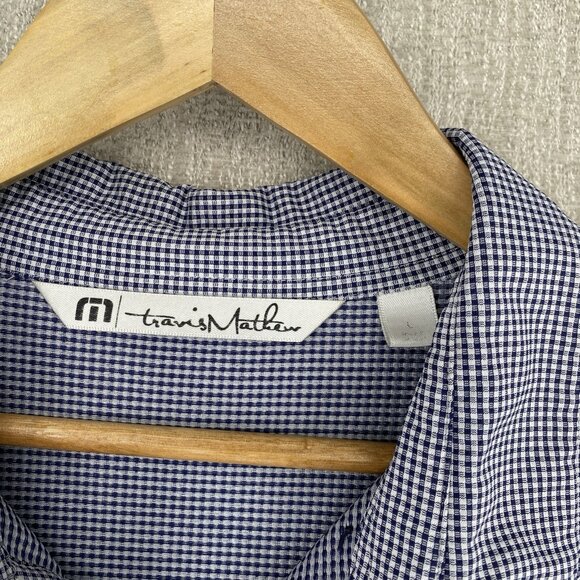 Travis Mathew Polo Performance Golf Check Print‎ Large - Picture 3 of 11